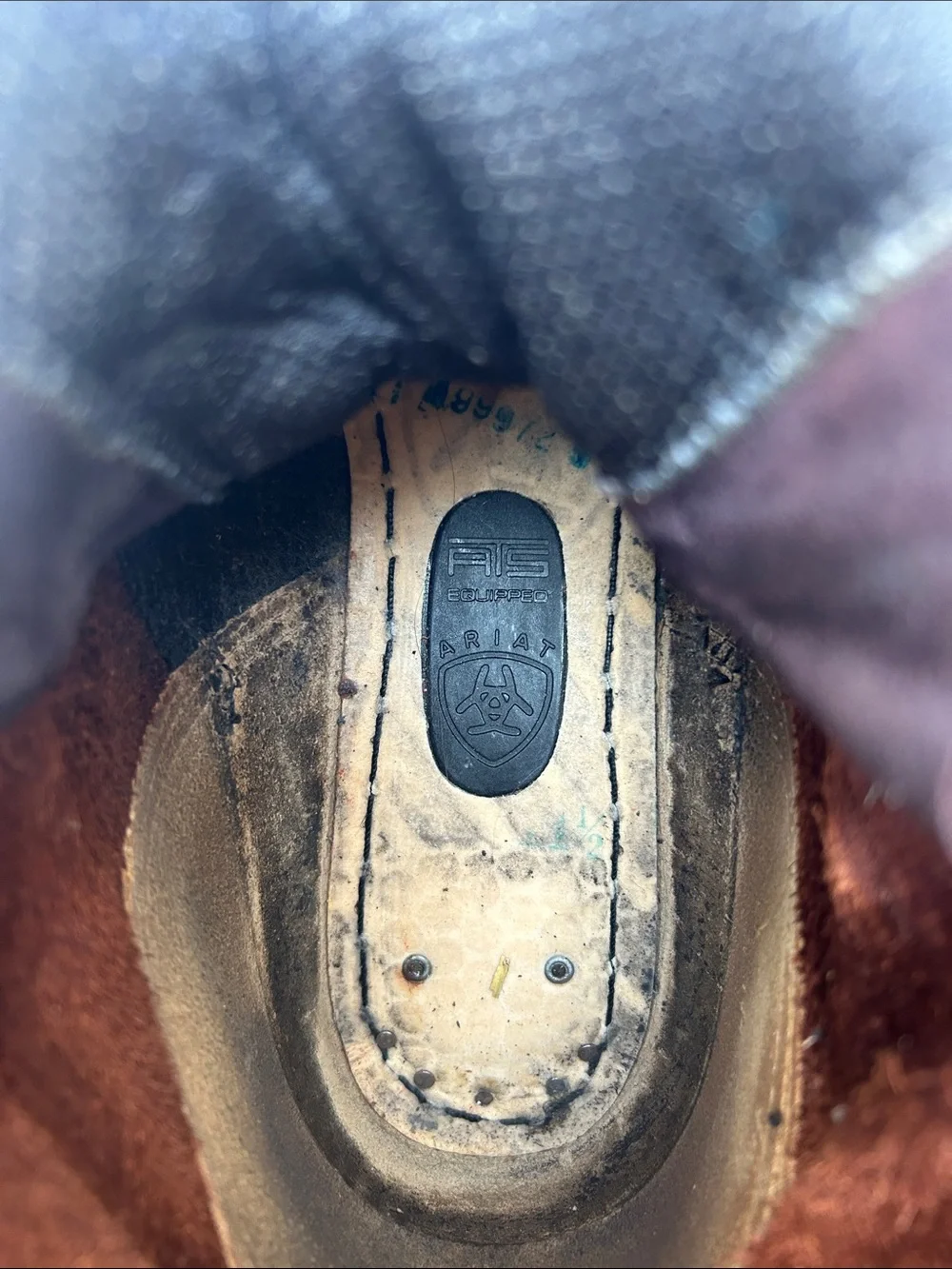 Ariat leather lace